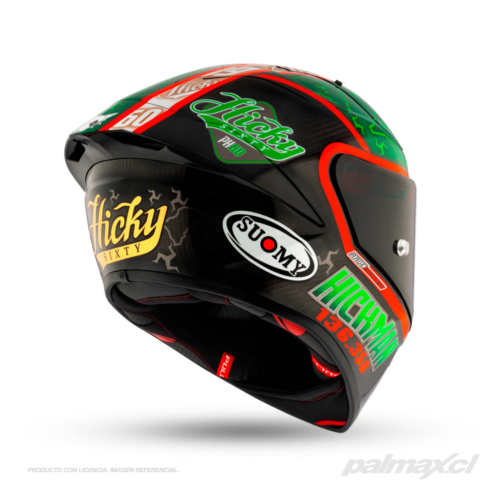 Casco integral de carrera modelo S1-XR GP Peter Hickman Replica | Suomy